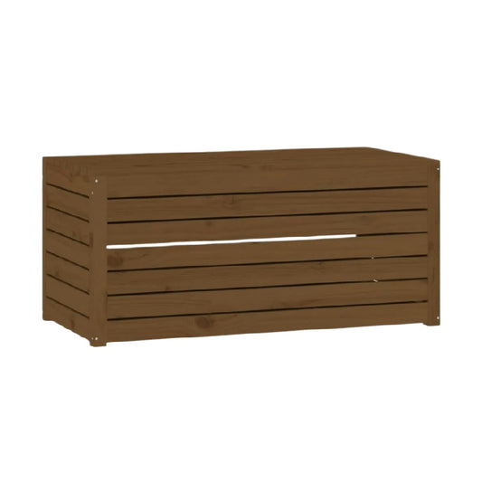 Coffre de rangement en bois pour extérieur - 80 x 40 x 45